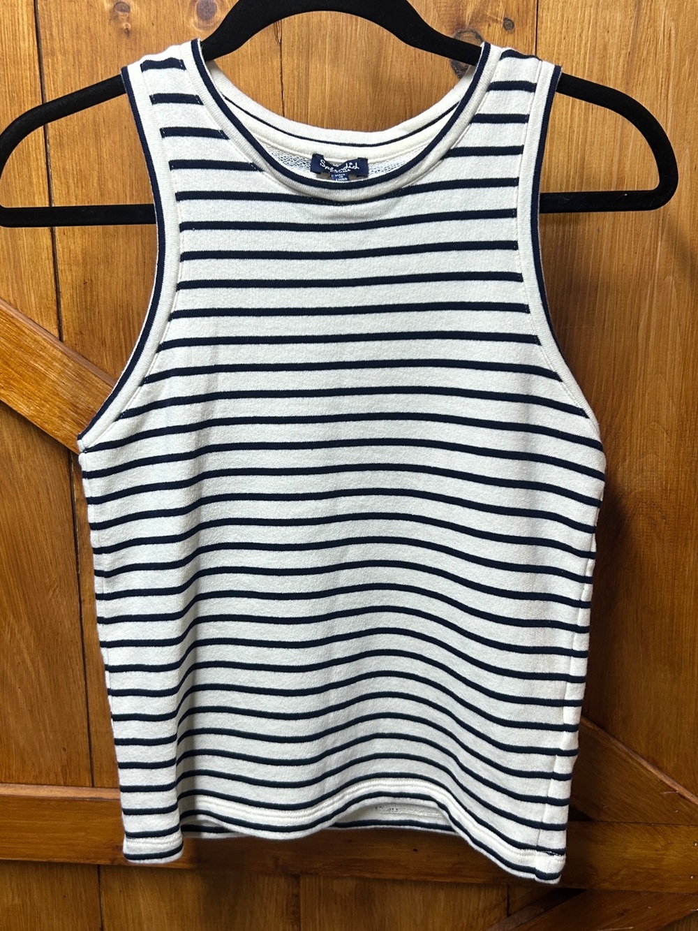 Splendid Navy & White Striped Tank Top for Kids